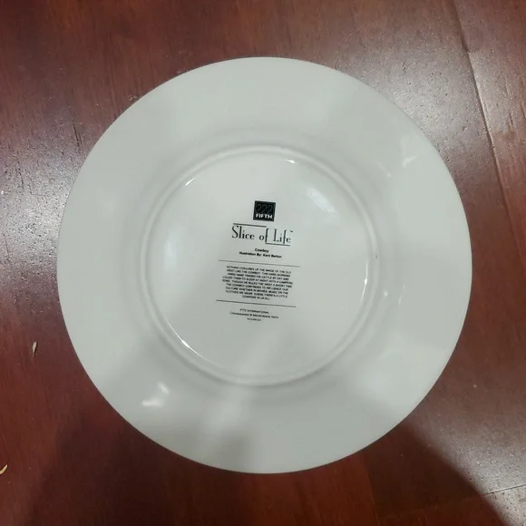 222 Fifth Slice of Life Cowboy dinner plate - Picture 2 of 5